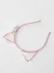 Розовый ободок со светом для детей и взрослых "Кошачьи ушки"