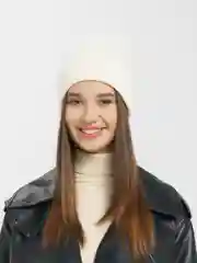 Белый шапка женская/мужская