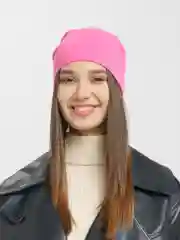 Фуксия шапка женская