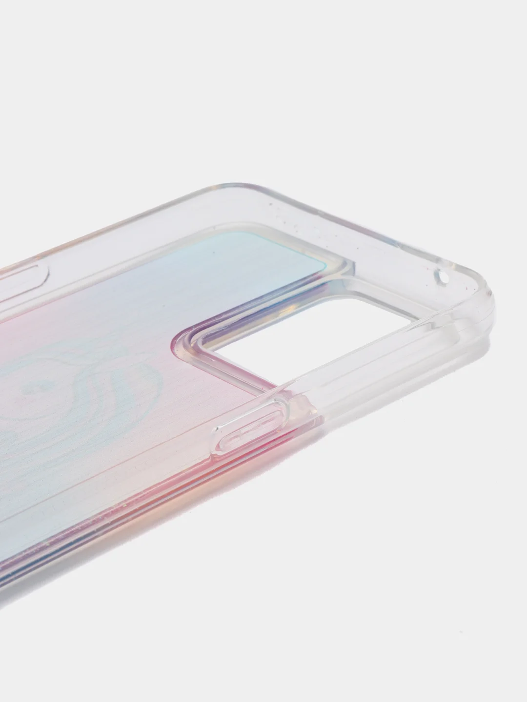 Розовый чехол силиконовый Realme 9 4G / 9 Pro Plus  / Реалми 9 Про Плюс жидкий, переливающийся