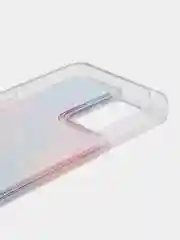 Розовый чехол силиконовый Realme 9 4G / 9 Pro Plus  / Реалми 9 Про Плюс жидкий, переливающийся