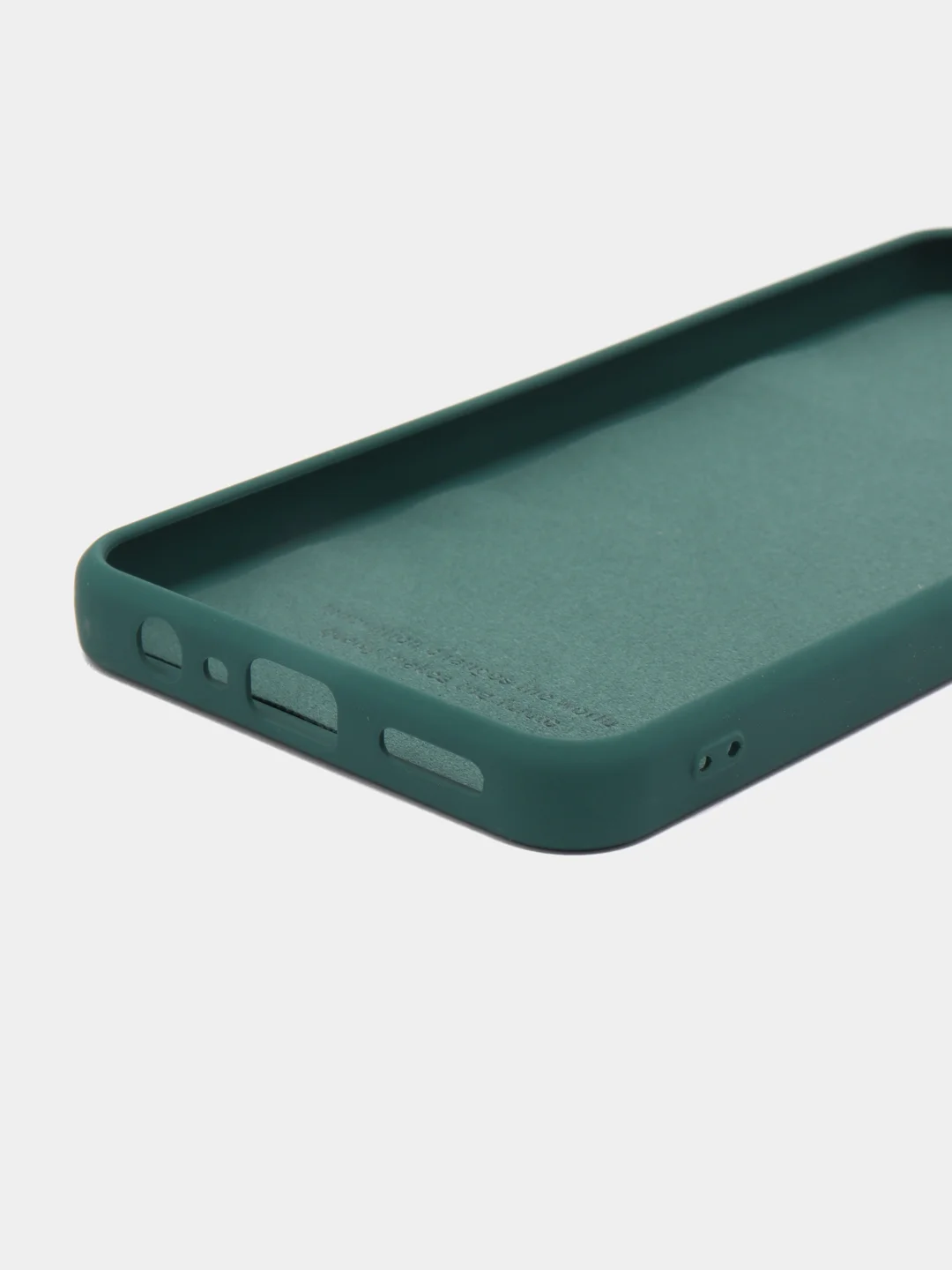 Тёмно-зелёный чехол Silicone Cover для Realme C30 C30s Narzo 50i Prime Реалми С30 С30С Нарзо силиконовый
