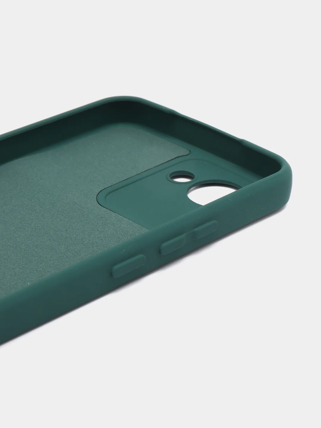Тёмно-зелёный чехол Silicone Cover для Realme C30 C30s Narzo 50i Prime Реалми С30 С30С Нарзо силиконовый