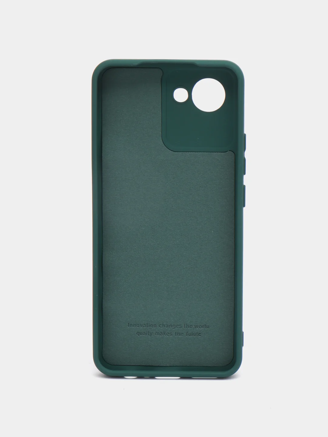 Тёмно-зелёный чехол Silicone Cover для Realme C30 C30s Narzo 50i Prime Реалми С30 С30С Нарзо силиконовый