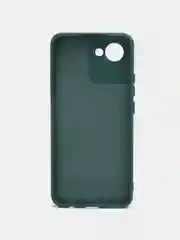 Тёмно-зелёный чехол Silicone Cover для Realme C30 C30s Narzo 50i Prime Реалми С30 С30С Нарзо силиконовый