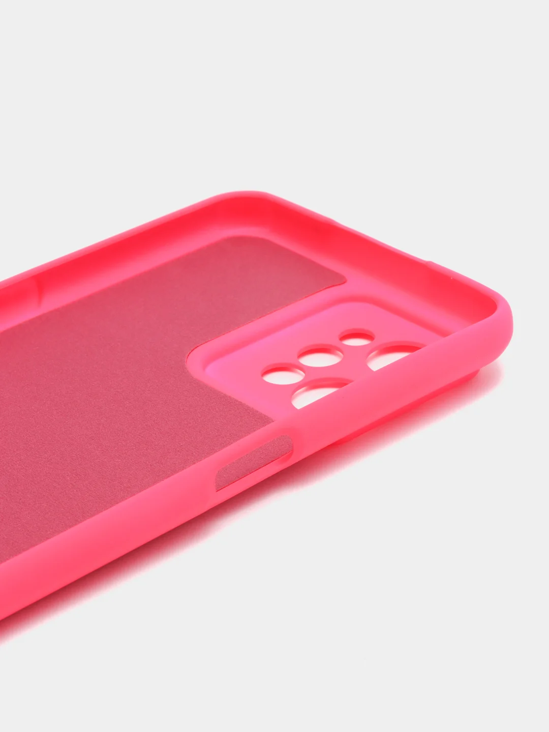 Фуксия чехол Silicone Cover для Realme C31 / Реалми С30 силиконовый