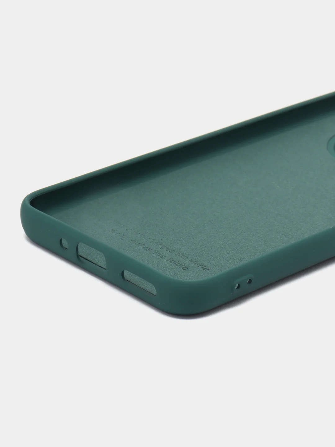 Тёмно-зелёный чехол Silicone Cover для Huawei Nova Y90, Хуавей Нова У90 силиконовый