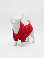 Красный толстовка с капюшоном для собак и кошек
