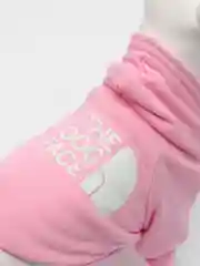 Розовый толстовка с капюшоном для собак и кошек