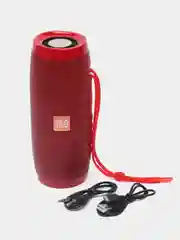 Красный портативная беспроводная колонка Bluetooth TG 157 с радио приемником