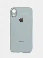 Ледяной чехол для iPhone XR, силиконовый, со стеклянной панелью