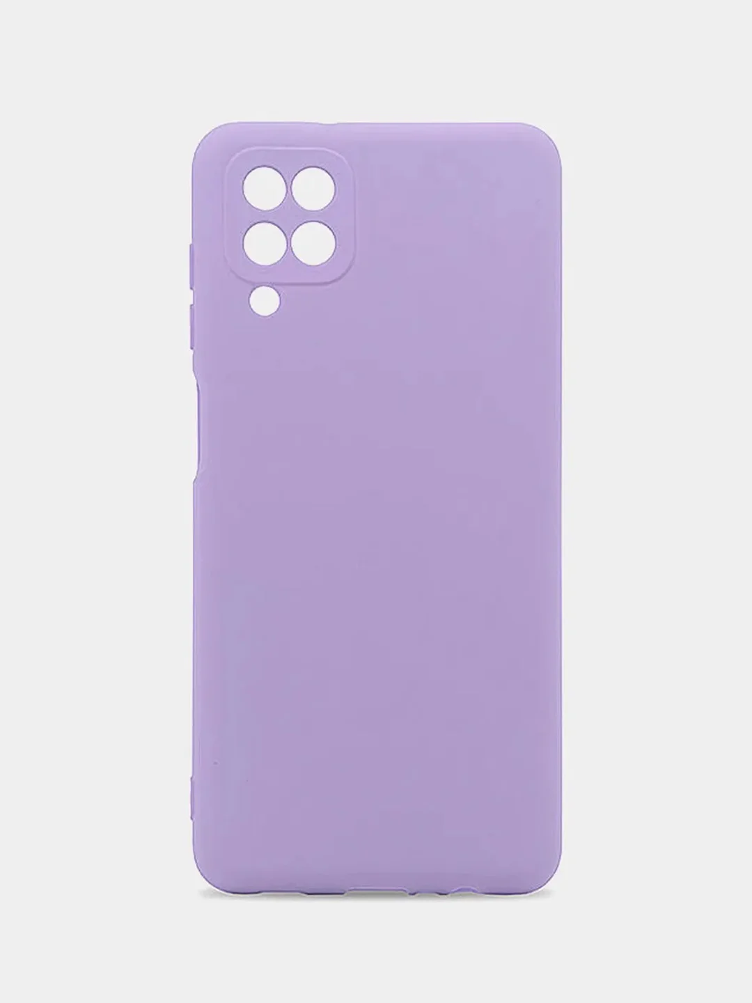 Лавандовый чехол Samsung Galaxy A12 / M12, силиконовый