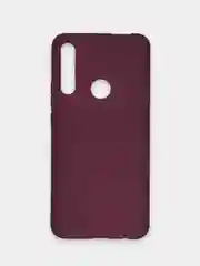 Бордовый чехол Huawei P Smart Z, Honor 9X, Honor 9X, силиконовый, цветной, матовый