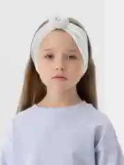 Белый повязка на голову, для девочек