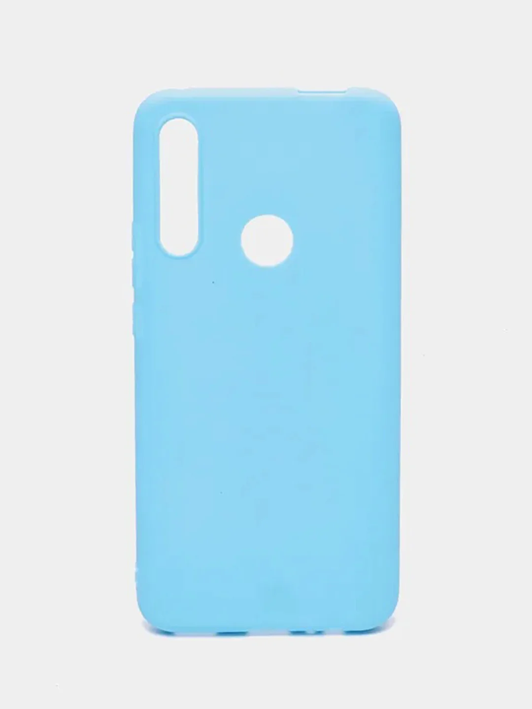 Голубой чехол Huawei P Smart Z, Honor 9X, Honor 9X, силиконовый, цветной, матовый