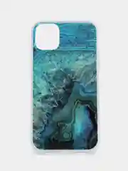 Бирюзовый чехол силиконовый iPhone 11