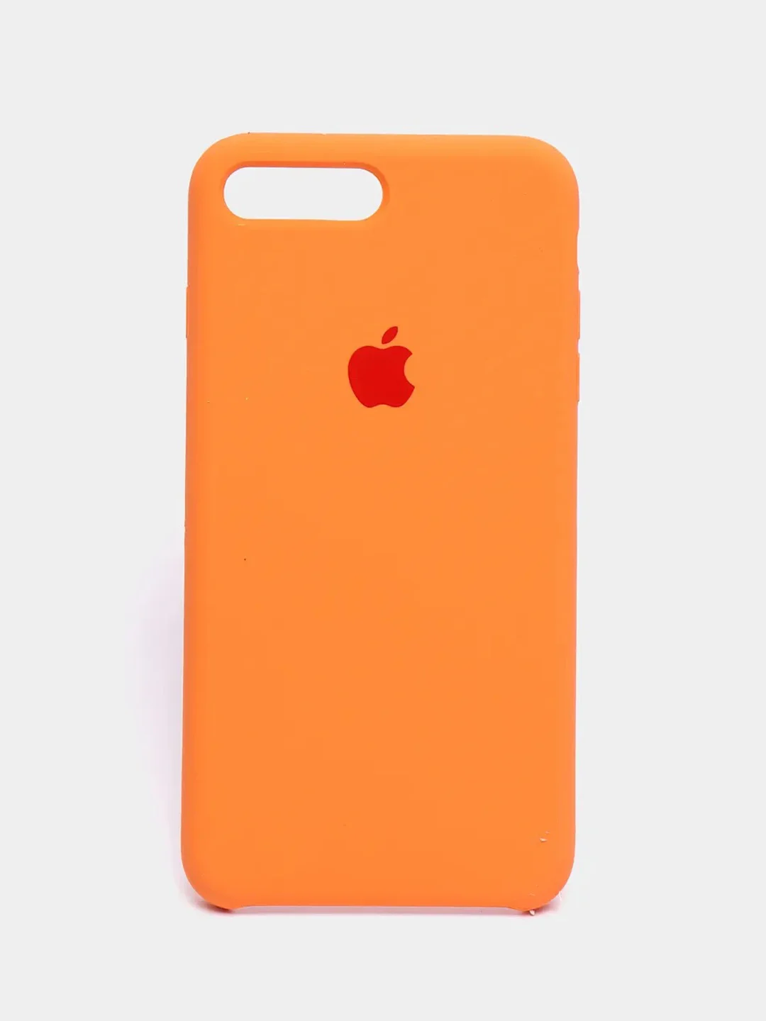Рыжий чехол Silicone Case для iPhone 7 Plus / iPhone 8 Plus