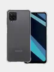 Белый чехол Samsung Galaxy A12 / M12, силиконовый
