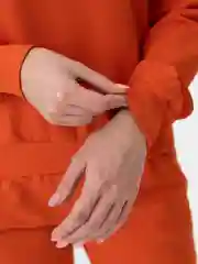 Оранжевый костюм с шортами женский