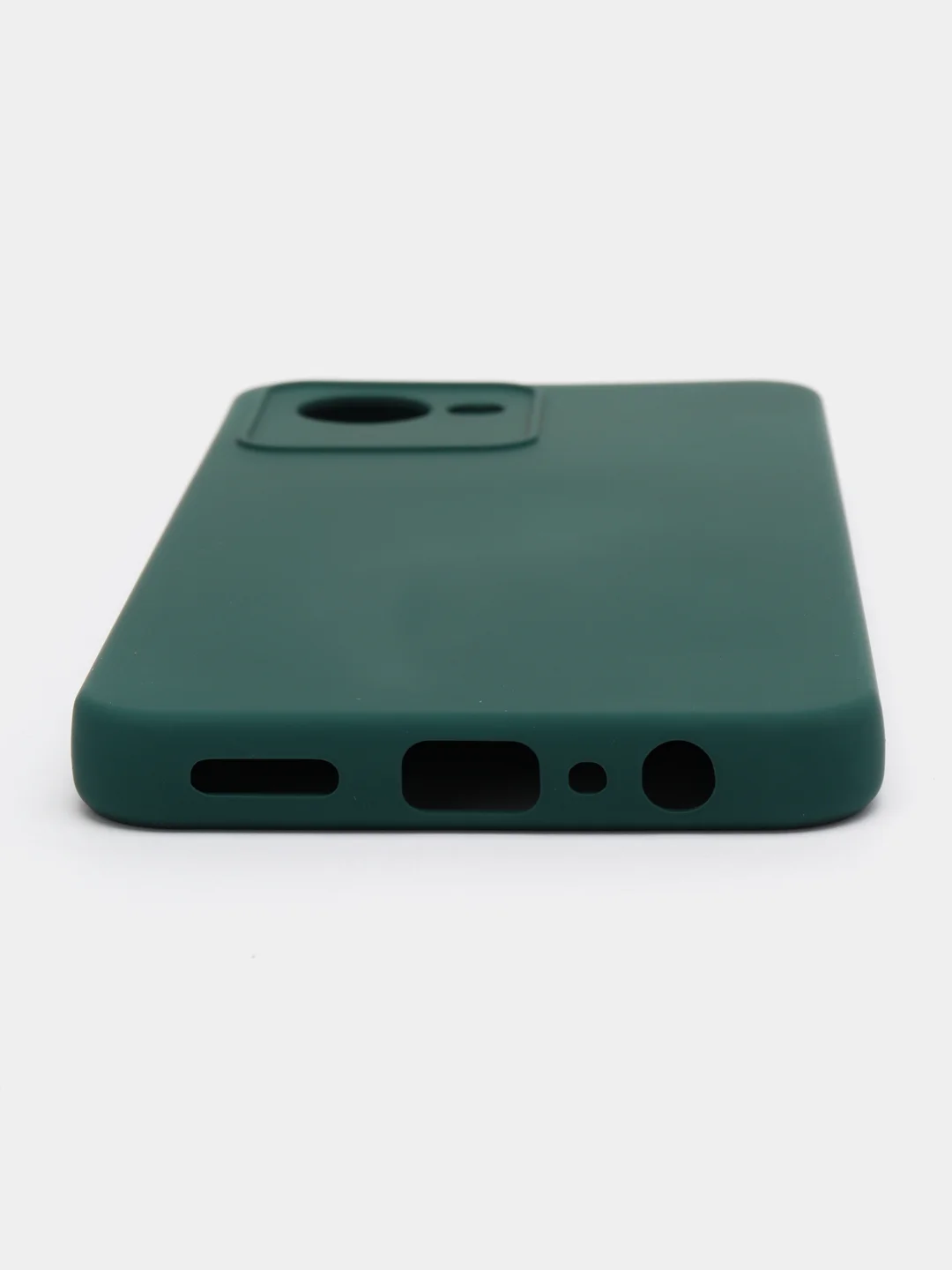 Тёмно-зелёный чехол Silicone Cover для Realme C30 C30s Narzo 50i Prime Реалми С30 С30С Нарзо силиконовый