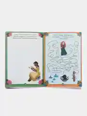 Творческая книга с заданиями "Принцессы" (раскраски, лабиринты, загадки)