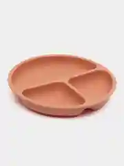 Медный тарелка детская силиконовая, секционная