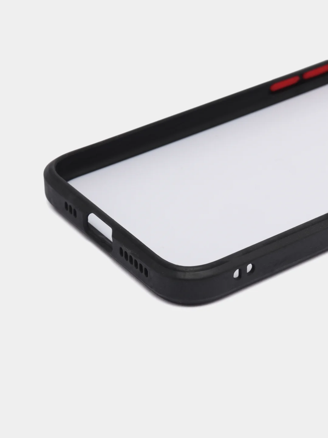 Тёмно-розовый чехол стеклянный с силиконовыми краями на IPHONE 11 Pro