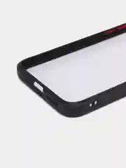 Тёмно-розовый чехол стеклянный с силиконовыми краями на IPHONE 11 Pro