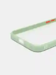 Лайм чехол стеклянный с силиконовыми краями на IPHONE 12 Pro