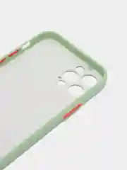 Лайм чехол стеклянный с силиконовыми краями на IPHONE 12 Pro