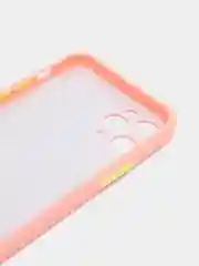 Пудровый чехол стеклянный с силиконовыми краями на IPHONE 11 Pro