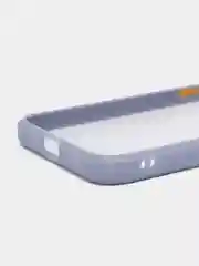 Фиолетовый чехол стеклянный с силиконовыми краями на IPHONE 11 Pro