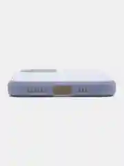 Фиолетовый чехол стеклянный с силиконовыми краями на IPHONE 11 Pro