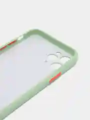 Лайм чехол стеклянный с силиконовыми краями на IPHONE 11 Pro