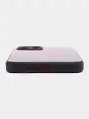 Тёмно-розовый чехол стеклянный с силиконовыми краями на IPHONE 12 Pro