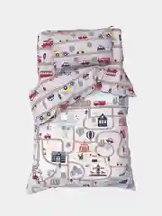 Аметистовый комплект постельного белья, подростковое, 1.5-спальный, хлопок, бязь/поплин