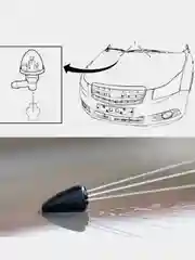 Черный форсунки ( Жиклеры ) омывателя ветрового стекла Chevrolet Cruze, Aveo и другие авто 2 шт