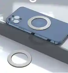 Белый кольцо магнитное MagSafe под чехол на смартфон телефон с функцией беспроводной зарядки
