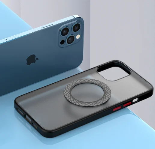 Белый кольцо магнитное MagSafe под чехол на смартфон телефон с функцией беспроводной зарядки