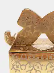 Золотой коробка подарочная, самосборная, 9,5 х 9,5 х 8,5
