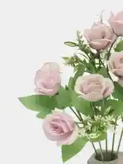 Конфетный букет искусственных цветов "Мелкие розы"