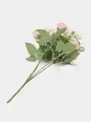Кораллово-розовый букет искусственных цветов "Мелкие розы"