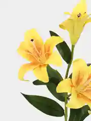Белый искусственные цветы "Лилия"