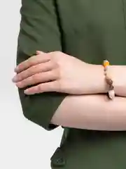 Браслет из разноцветных камней, агат матовый