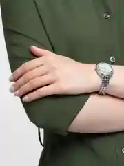 Серебряный женские наручные часы