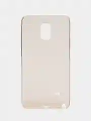 Золотой силиконовый чехол на Samsung Galaxy Note 4