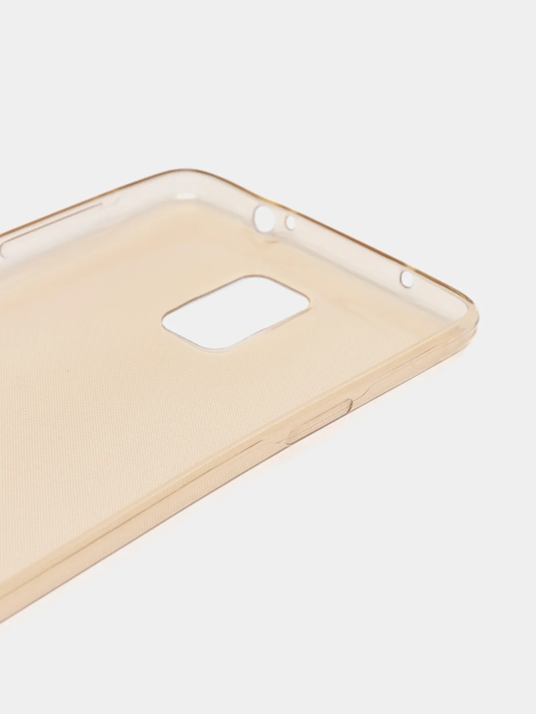 Золотой силиконовый чехол на Samsung Galaxy Note 4
