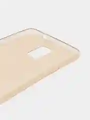 Золотой силиконовый чехол на Samsung Galaxy Note 4