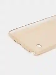 Золотой силиконовый чехол на Samsung Galaxy Note 4