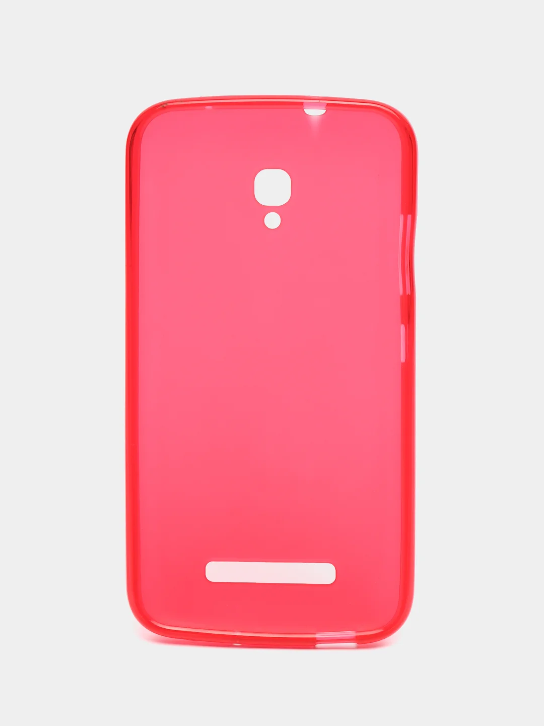 Красный чехол-накладка на Alcatel One Touch 7050 POP S9, силиконовый
